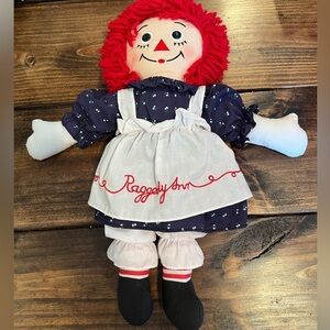 Raggedy Ann Doll, Hasbro, Applause, 2002, collectible, EUC, see pics, toys